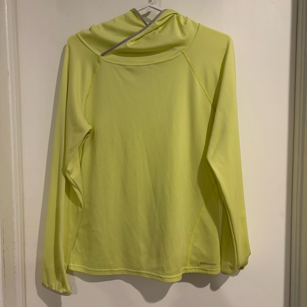 Patagonia Sunshade Hoodie yellow/lime size M